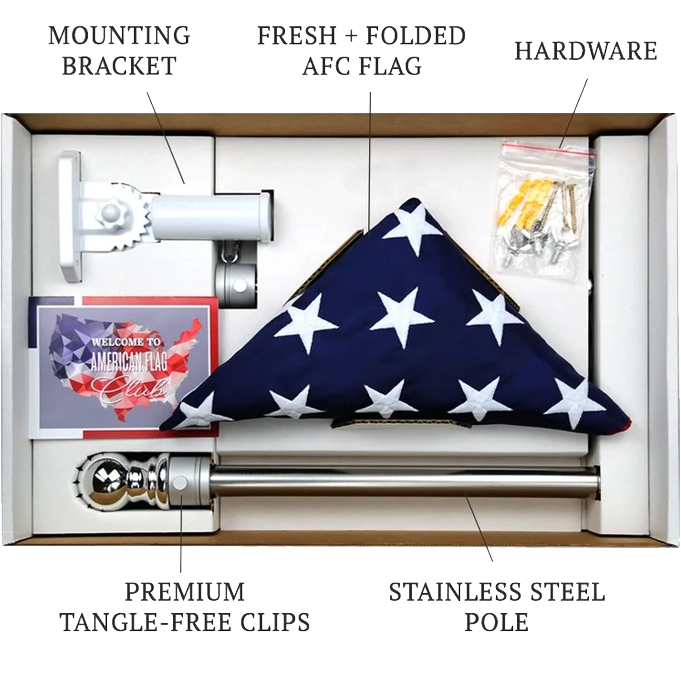 American Flag Box American Flag Club